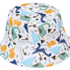 Sombrero Bucket Infantil Dinosaurios Multicolor