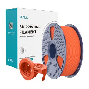 Filamento SUNLU PETG High-Speed Matte naranja, 1,75 mm, 1 kg