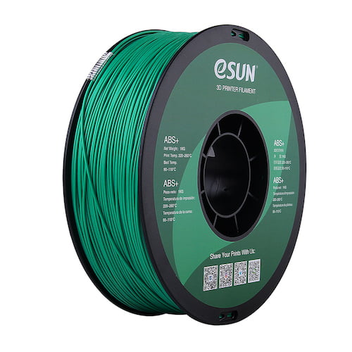 Filamento para impresora 3D ESUN ABS VERDE, 1,75 mm, 1 kg - Imagen 2