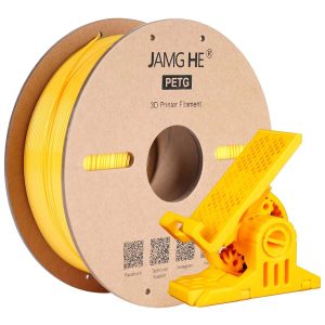 Filamento para impresora 3D Jamghe PETG amarillo, 1,75 mm, 1 kg
