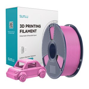 Filamento para impresora 3D SUNLU PETG rosa, 1,75 mm, 1 kg