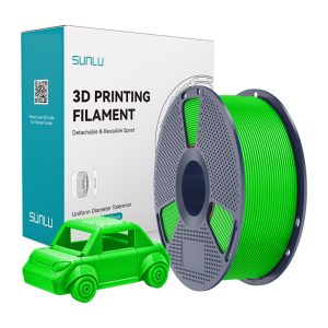 Filamento para impresora 3D SUNLU PETG verde 1,75 mm 1 kg