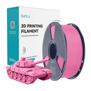 Filamento para impresora 3D SUNLU PLA+ High-Speed rosa 1,75 mm 1 kg