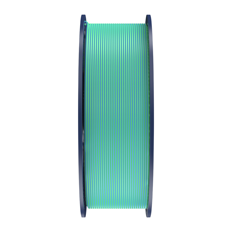 Filamento para impresora 3D SUNLU PLA+ Silk Dual Color azul-verde 1,75 mm 1 kg - Imagen 6