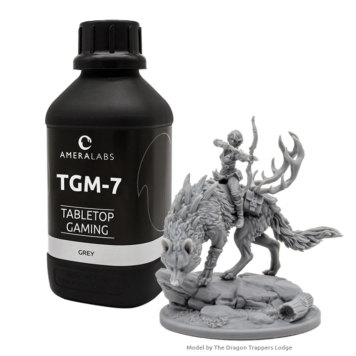 Resina para impresora 3D Ameralabs TGM-7 LED Grey – 1000 ml - Imagen 2
