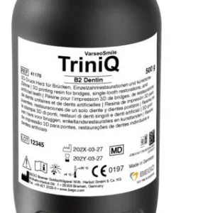 Resina para impresora 3D Bego VarseoSmile TriniQ B2, 0,25 kg