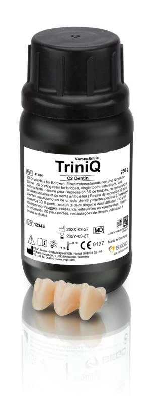 Resina para impresora 3D Bego VarseoSmile TriniQ C2, 0,25 kg