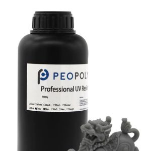 Resina para impresora 3D Neo by Peopoly lavable con agua gris 1 kg
