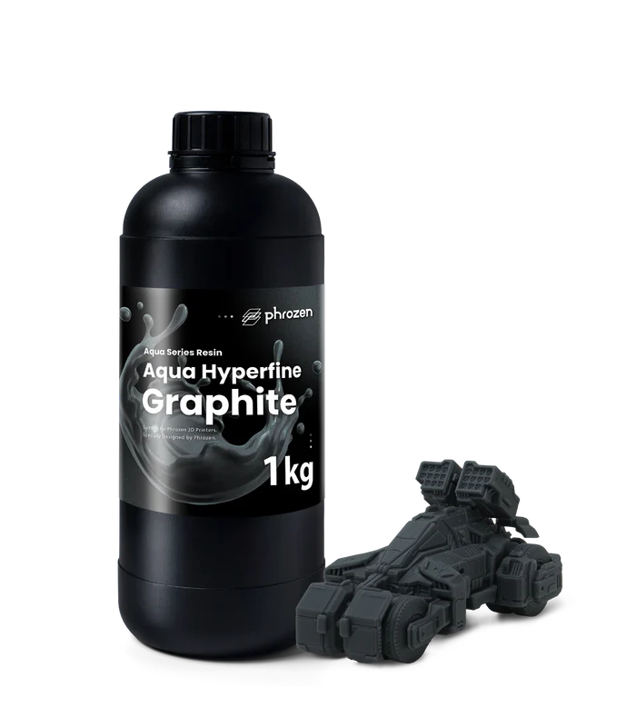 Resina para impresora 3D Phrozen Aqua Hyperfine Grafito - Imagen 3