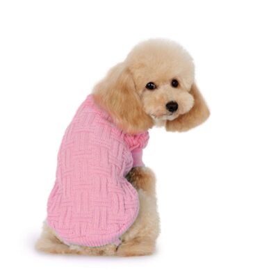 Jersey de punto con trama rosa de ALPHA DOG (XS) rosa - Imagen 2