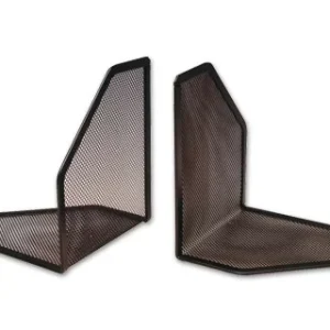 APOYALIBROS METALICO Q-CONNECT KF00857 REJILLA NEGRO JUEGO 170X140X135 MM