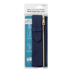 Book Band Pen Case B6-A5 Navy
