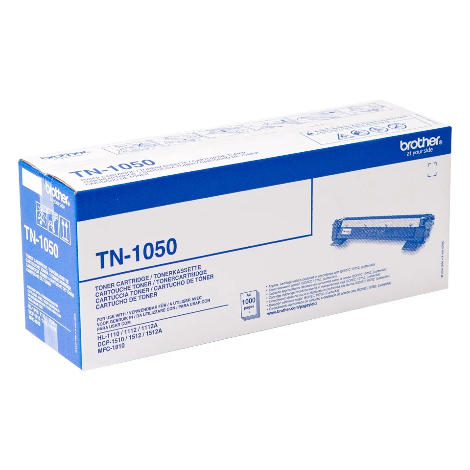 BROTHER DCP1510/DCP1512/DCP1610W/1612W; HL1110/HL1112/HL1210W/HL1212W; MFC1810/MFC1910W TONER NEGRO ORIGINAL (1.000 PÁGS) - Imagen 2