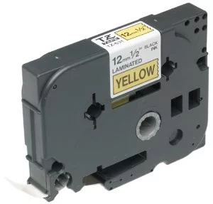 BROTHER TX-12 MM/TX-631 CINTAS AMARILLO/NEGRO ORIGINAL