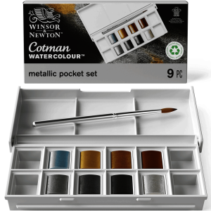 Caja de acuarela de 8 colores metalizados Colart W&N