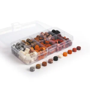 Caja de lacre colores metálicos