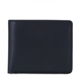 Cartera de hombre RFID con monedero -negra –
