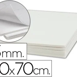 CARTON PLUMA LIDERPAPEL ADHESIVO 1 CARA 50X70 CM ESPESOR 3 MM