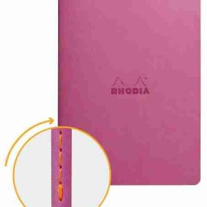 Cuaderno Puntos  Rhodia de lomo cosido A5, color Lilac  DOT