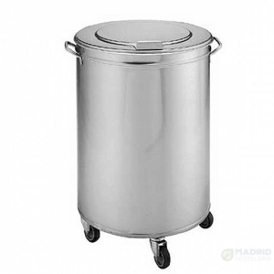 Edenox Cubo de Basura con Tapa y Ruedas Capacidad 50 o 105 litros