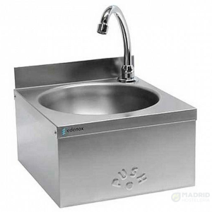 Edenox Lavamanos Mural Caño Giratorio LM33 Push Fondo 32 cm