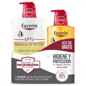 Eucerin pH5 Pack Oleogel de Baño Corporal 1L + 400ml