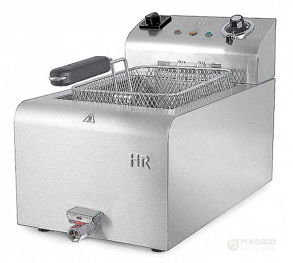 Fainca HR Freidora Serie 500 FD Alto Rendimiento Eléctrica Fondo 55 cm 1 Cuba 8 o 10 litros