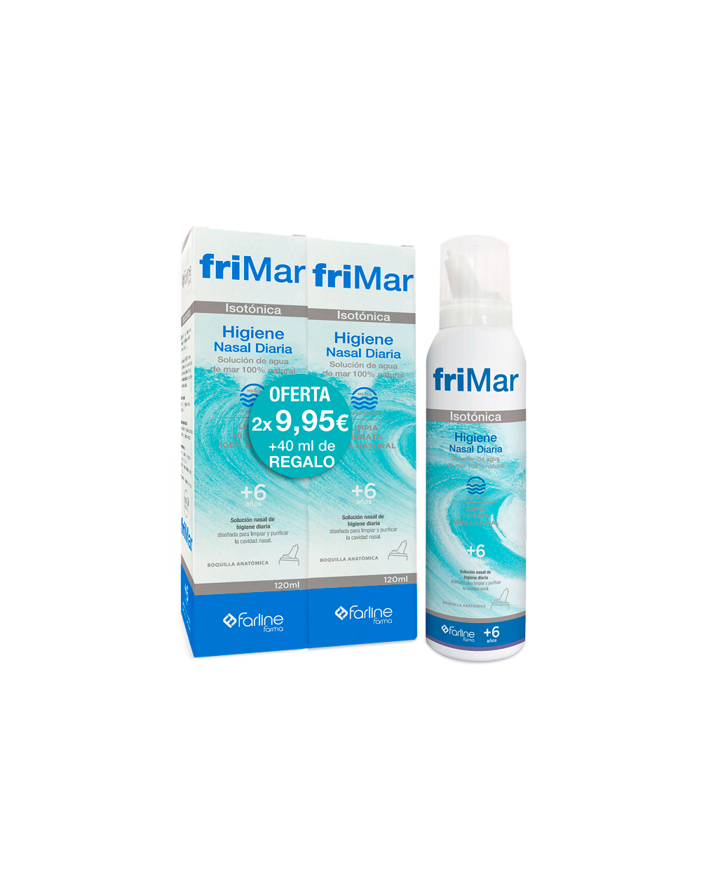FRIMAR DUPLO ISOTÓNICO NASAL 2 X 120 ml