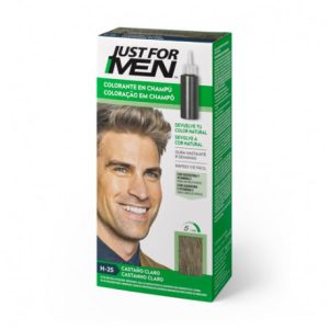 Just For Men Champú Colorante Anticanas Castaño Claro H25