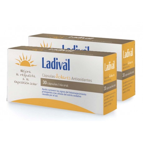 Ladival Duplo Cápsulas Solares Antioxidantes 2×30 Uds