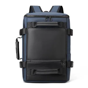 Mochila de negocios de gran capacidad azul marina