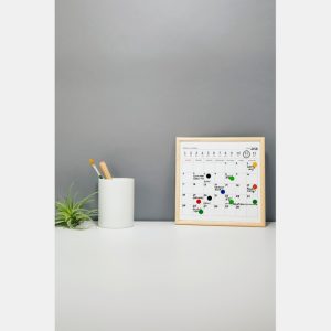Pizarra calendario pequeña