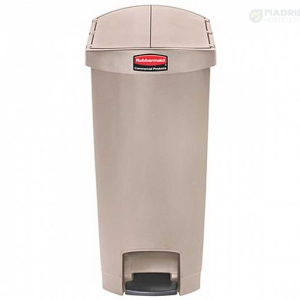 Rubbermaid Contenedor Slim Jim Pedal Lateral 50 litros Capacidad 50 litros