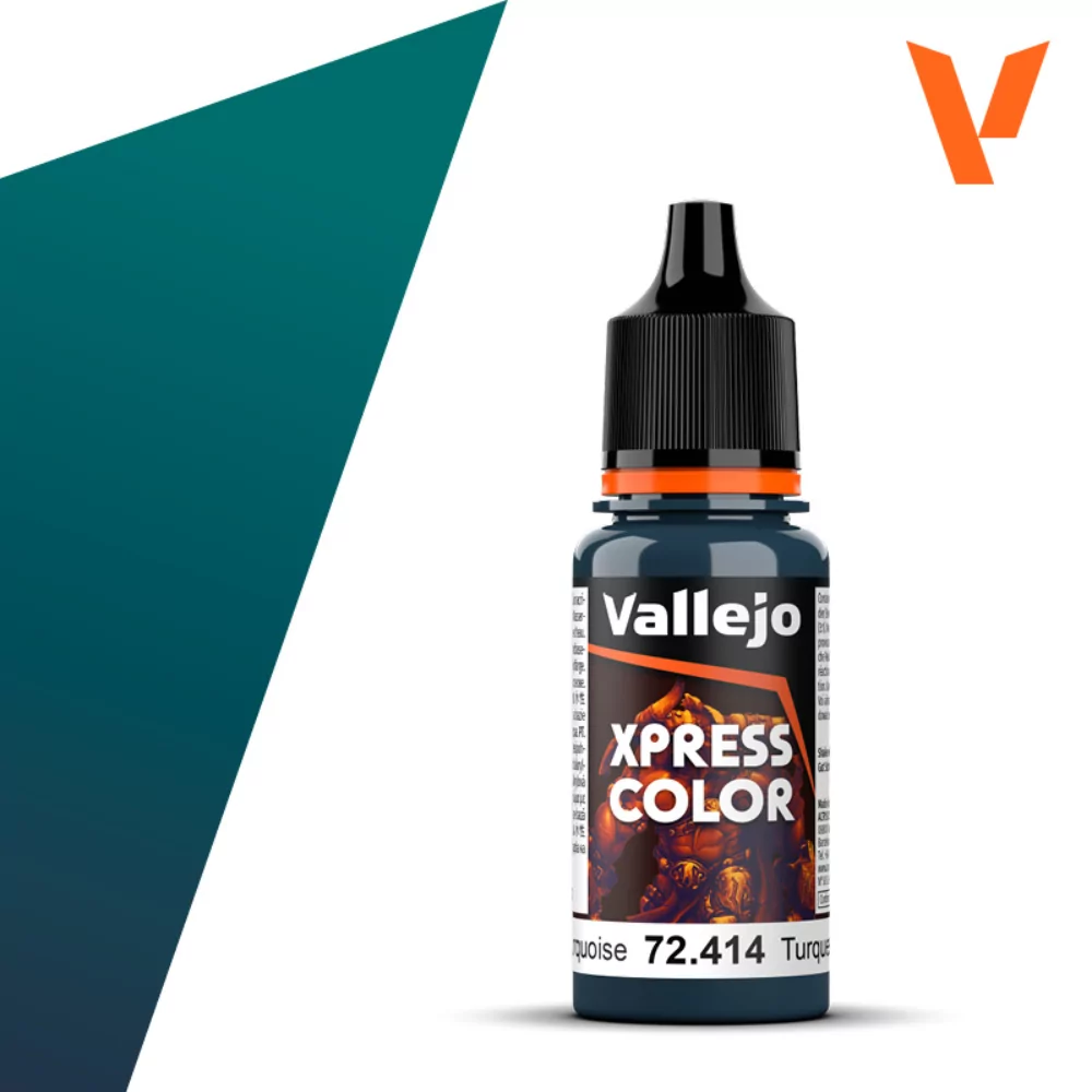 XPRESS COLOR-VALLEJO-72.414- Turquesa Caribe - Imagen 2