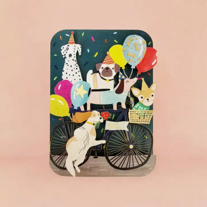 Tarjeta Felicidades Happy Birthday