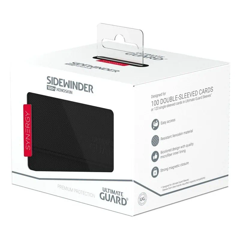 Ultimate Guard Sidewinder 100+ XenoSkin SYNERGY Negro/Rojo - Imagen 2