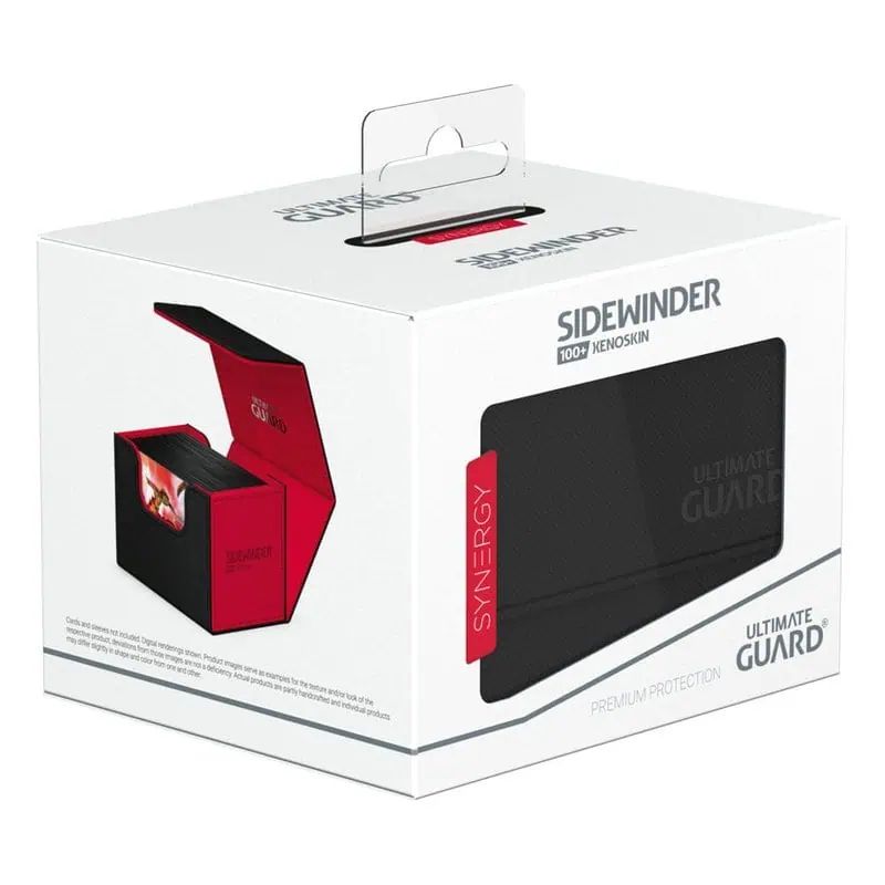 Ultimate Guard Sidewinder 100+ XenoSkin SYNERGY Negro/Rojo - Imagen 6