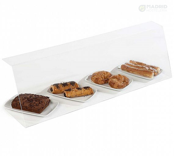 VG Vitrina Neutra Metacrilato MT con Base Superior Ancho 50 a 100 cm Alto 17 cm - Imagen 2