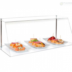 VG Vitrina Neutra Metacrilato MTS Ancho 50 a 100 cm Alto 28,5 cm