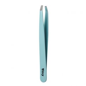 VITRY PINZA PROFESIONAL PUNTA CURVA 9CM REF1026C Turquesa